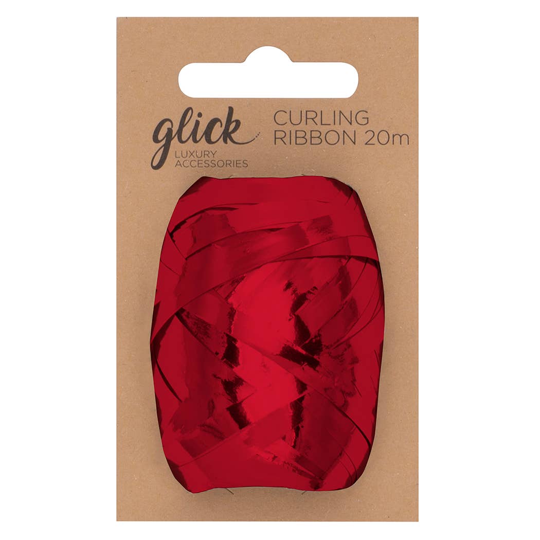 CURLING METALLIC RED