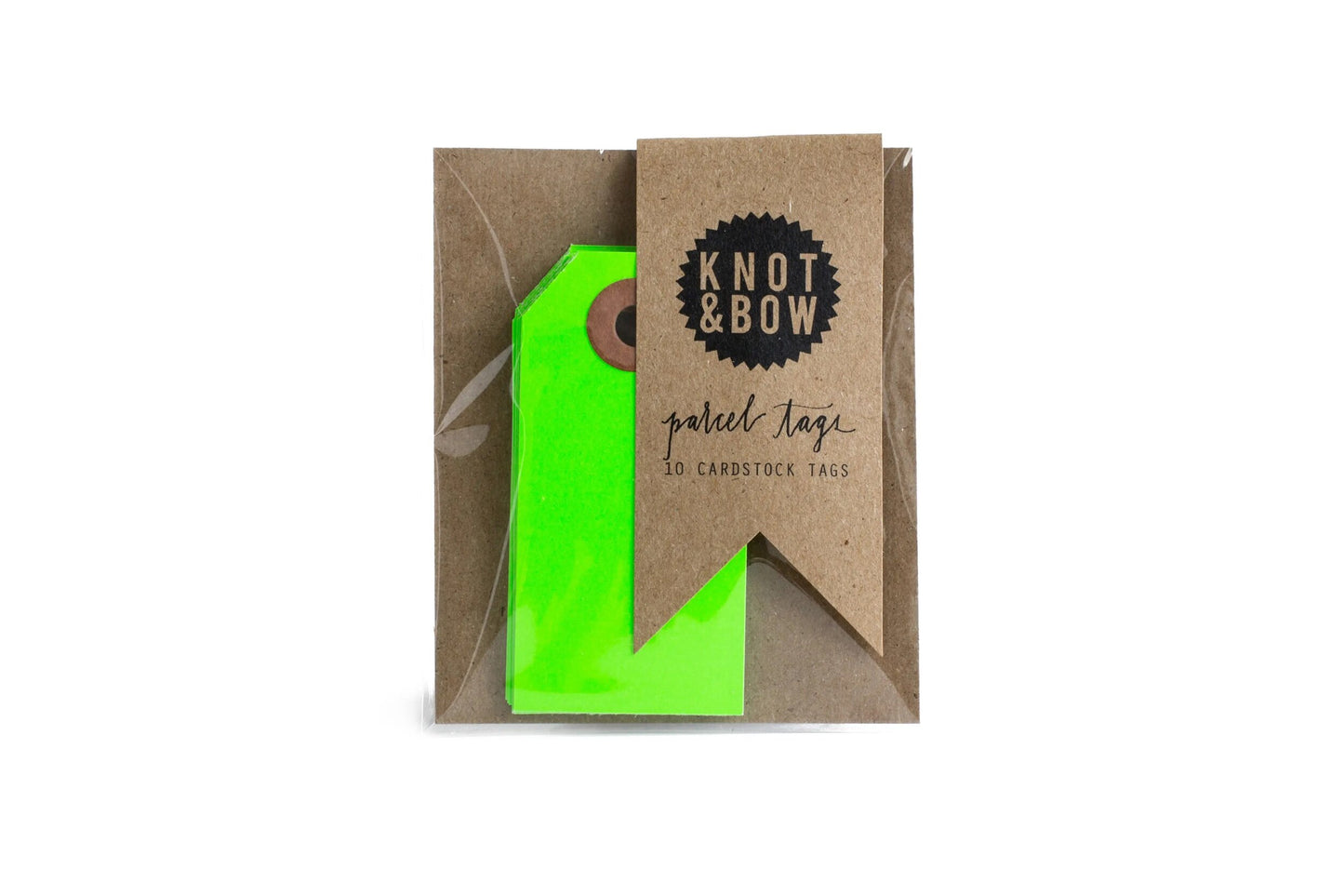 Neon Parcel Tags