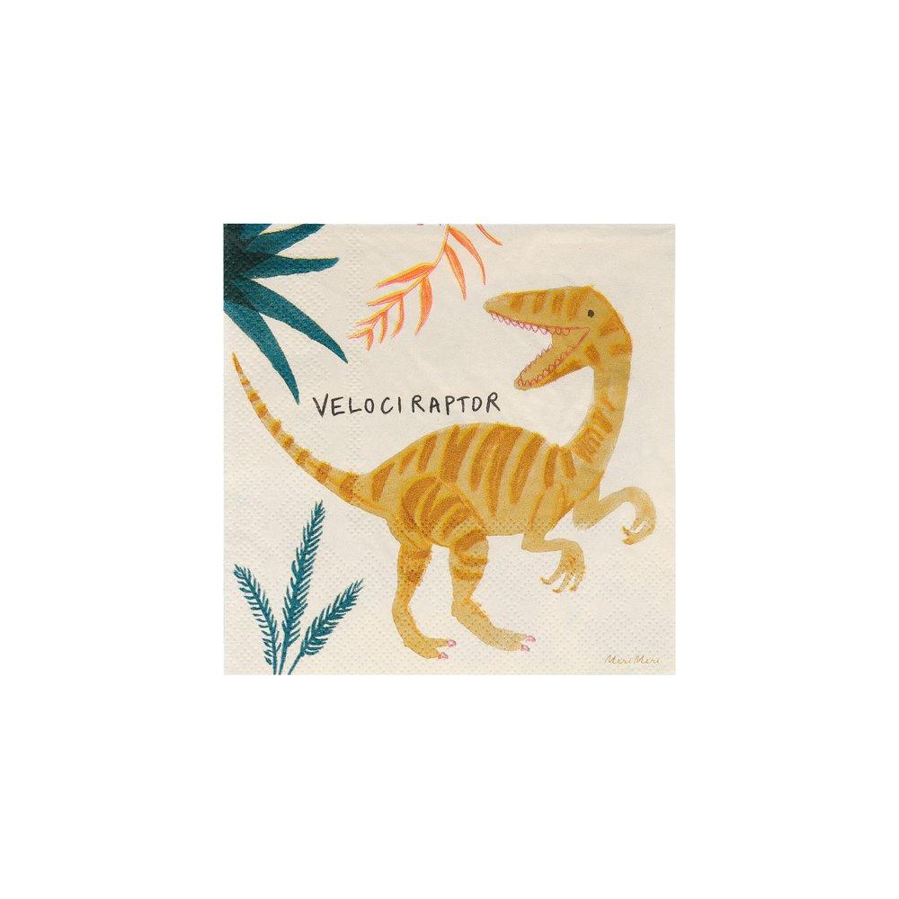 Dinosaur Kingdom Small Napkins (Set of 16)