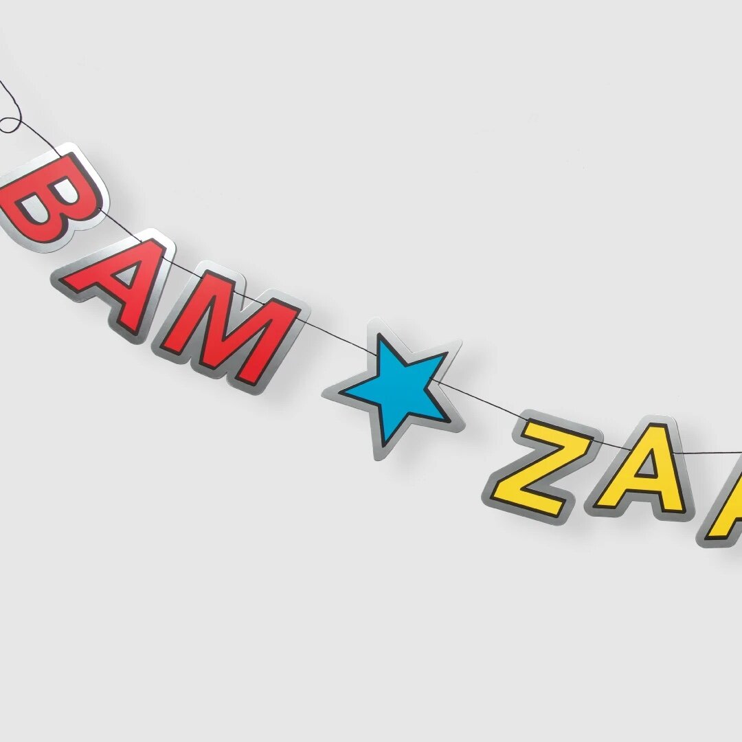 Bam Zaaap Bow Banner