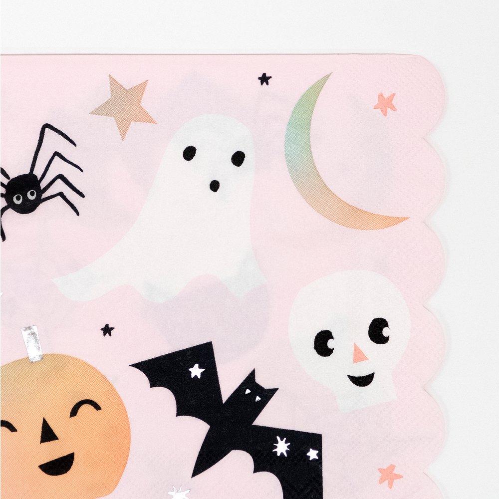 Pastel Halloween Large Napkins (Set of 16)