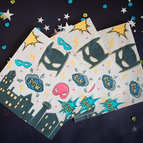 Super Hero Napkins