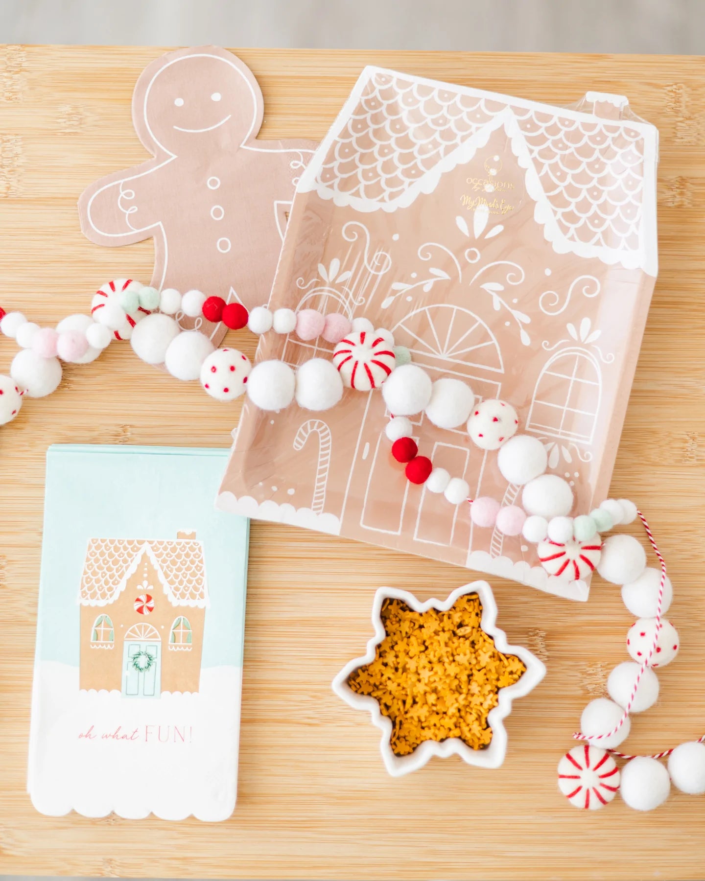 Gingerbread House Shaped Plate