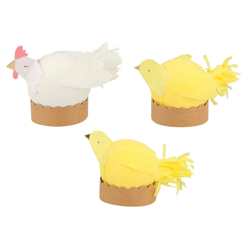 Hen & Chicks Surprise Balls (set of 3)