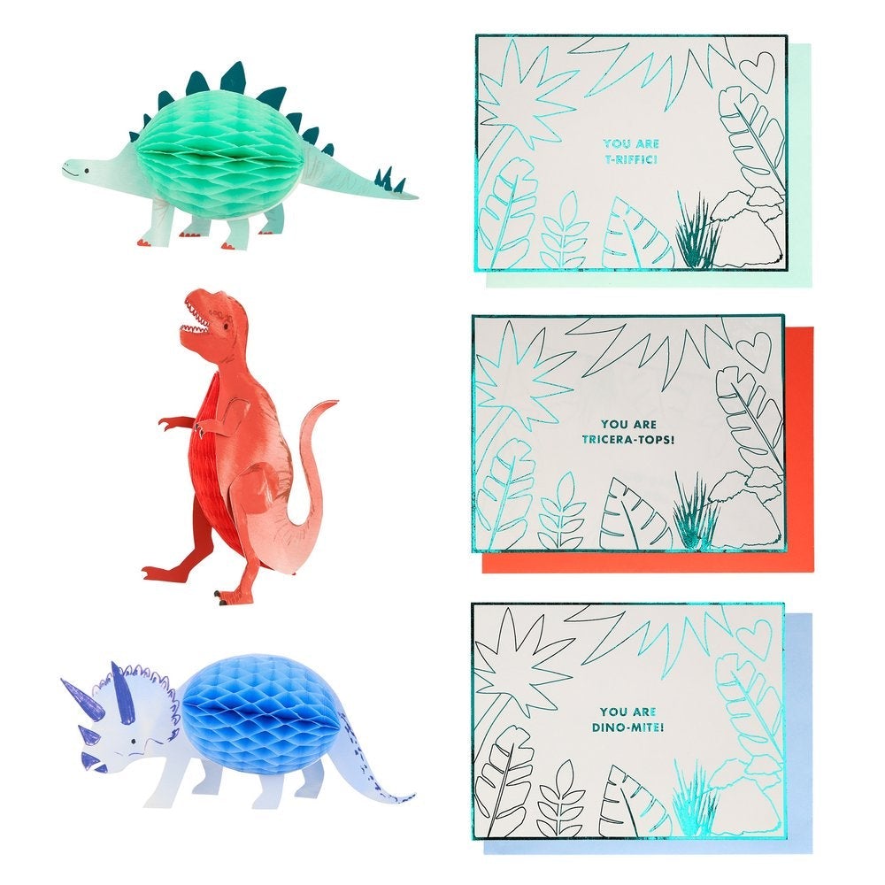 Dinosaur Valentine Cards (set of 12)