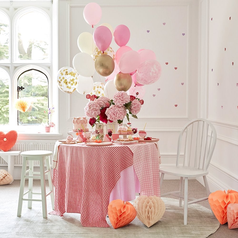 Heart Honeycomb Decorations (set of 6)