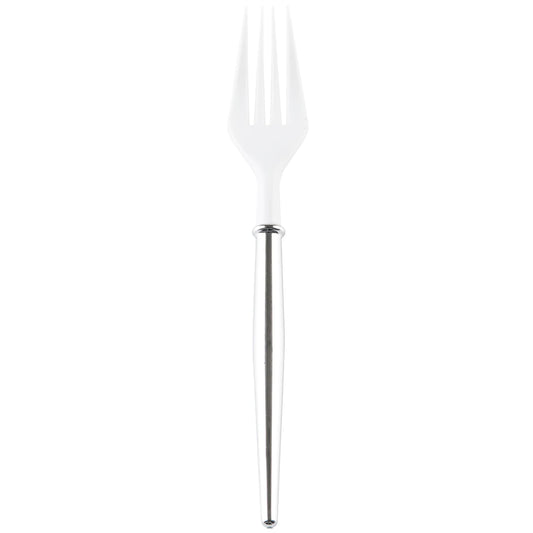 Silver Bella Plastic Cocktail Forks/ 20 PC