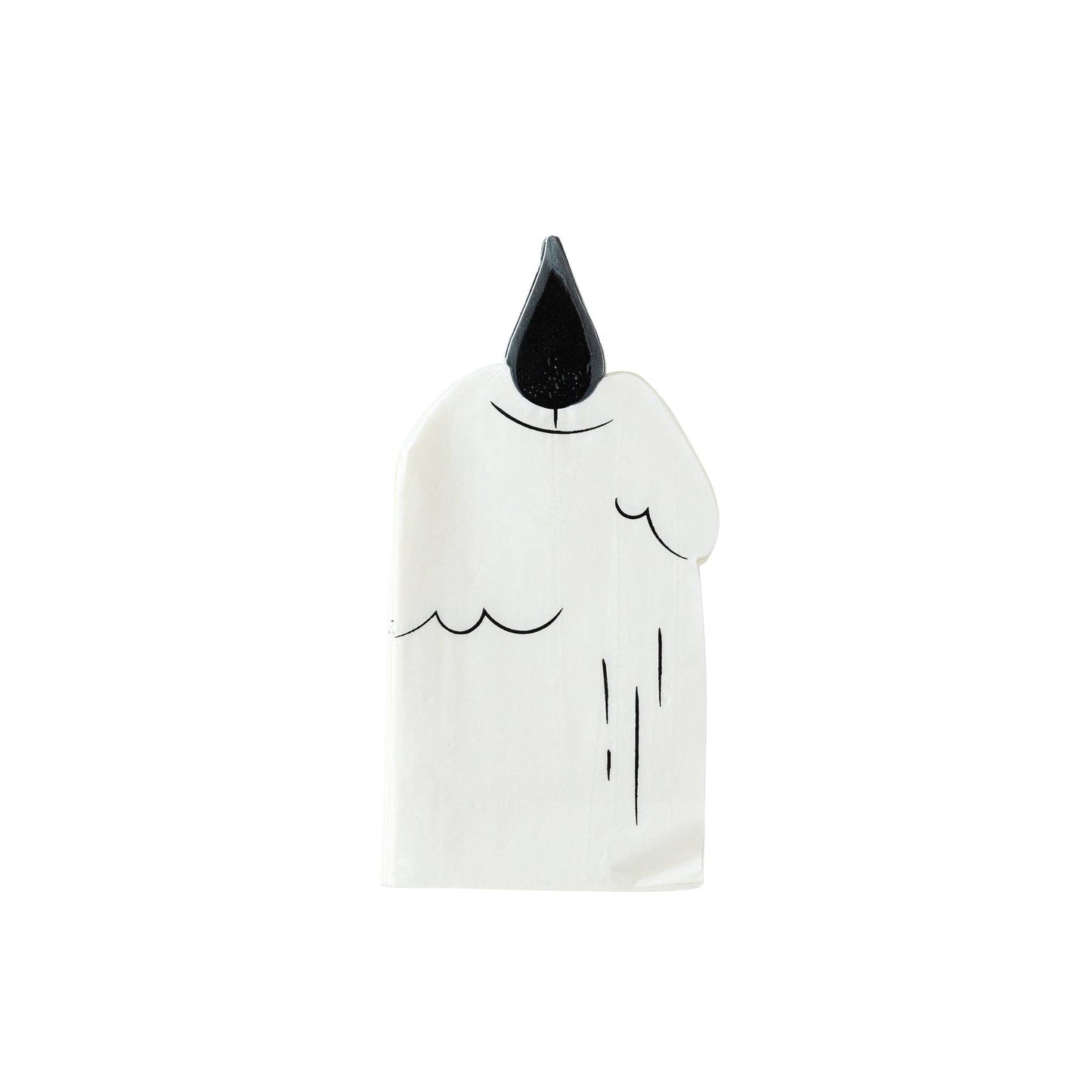 Witching Hour Candle Shaped Napkin