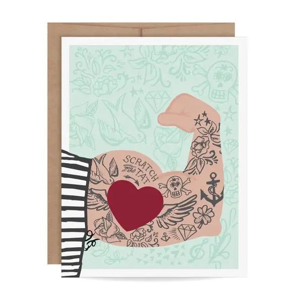 Mom Tattoo Scratch-off Card