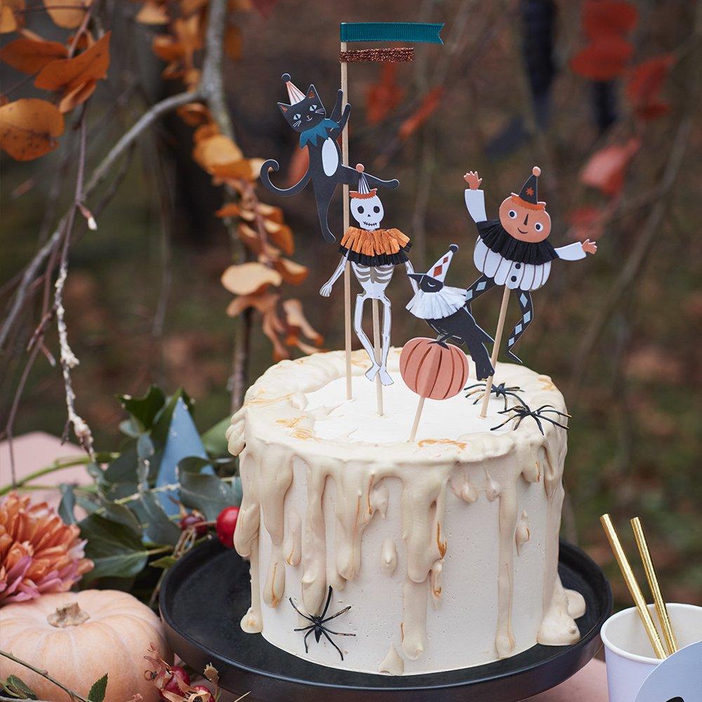 Vintage Halloween Cake Topper
