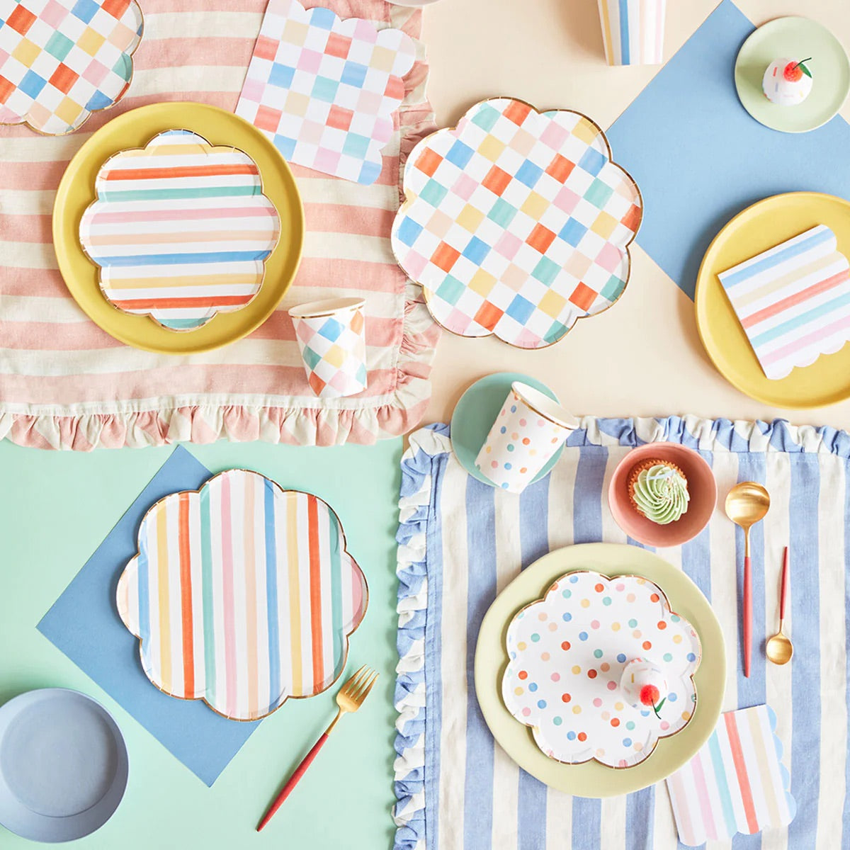 Colourful Pattern Large Napkins