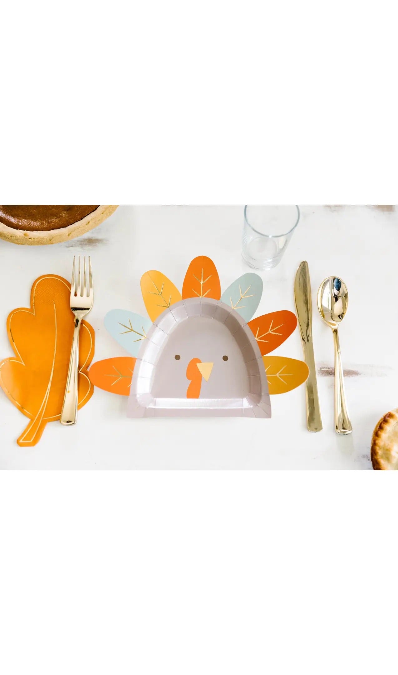 Harvest Turkey Shaped 9” Plate