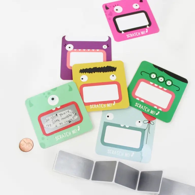 Scratch-off Valentines - Monster 18pk