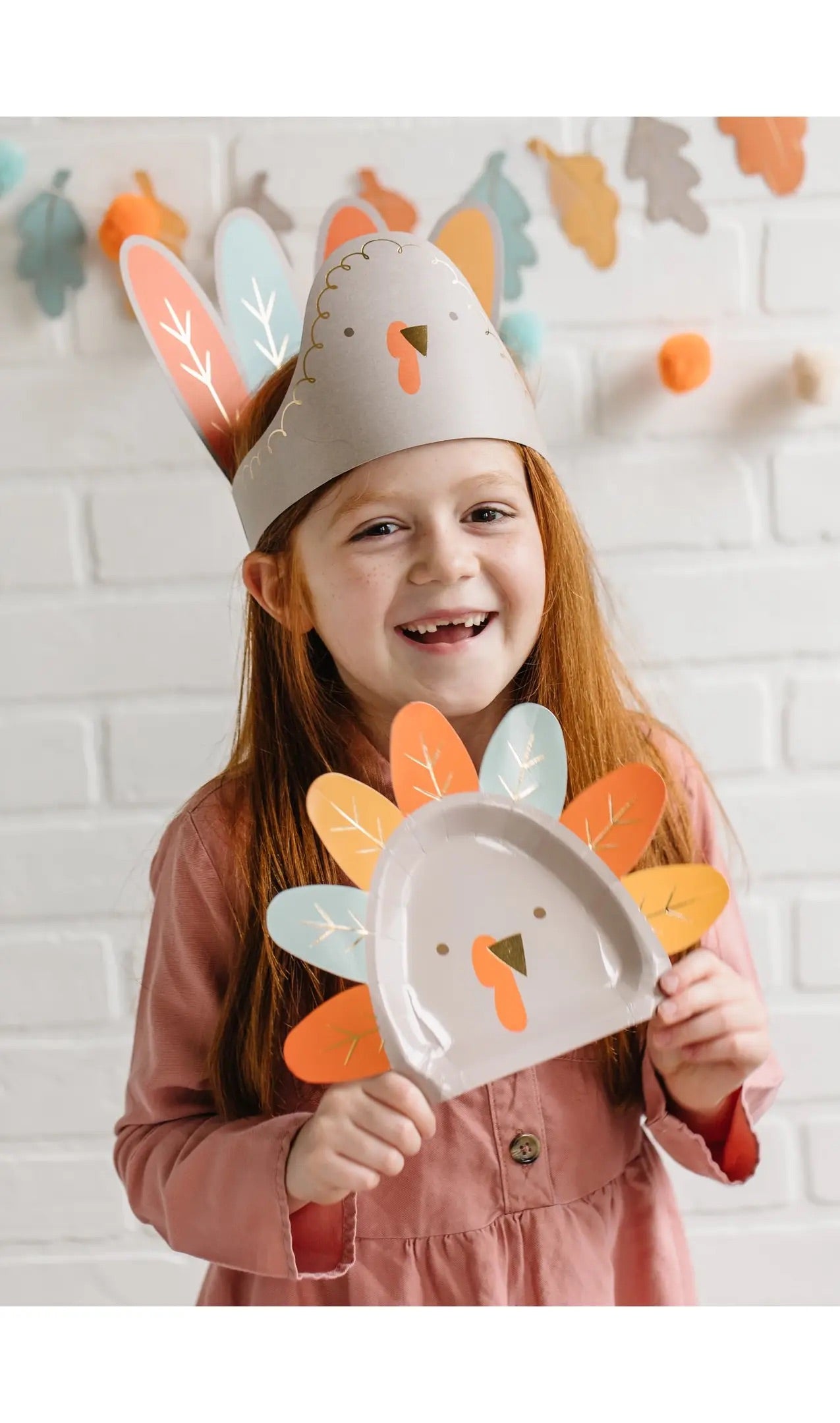 Harvest Turkey Shaped 9” Plate