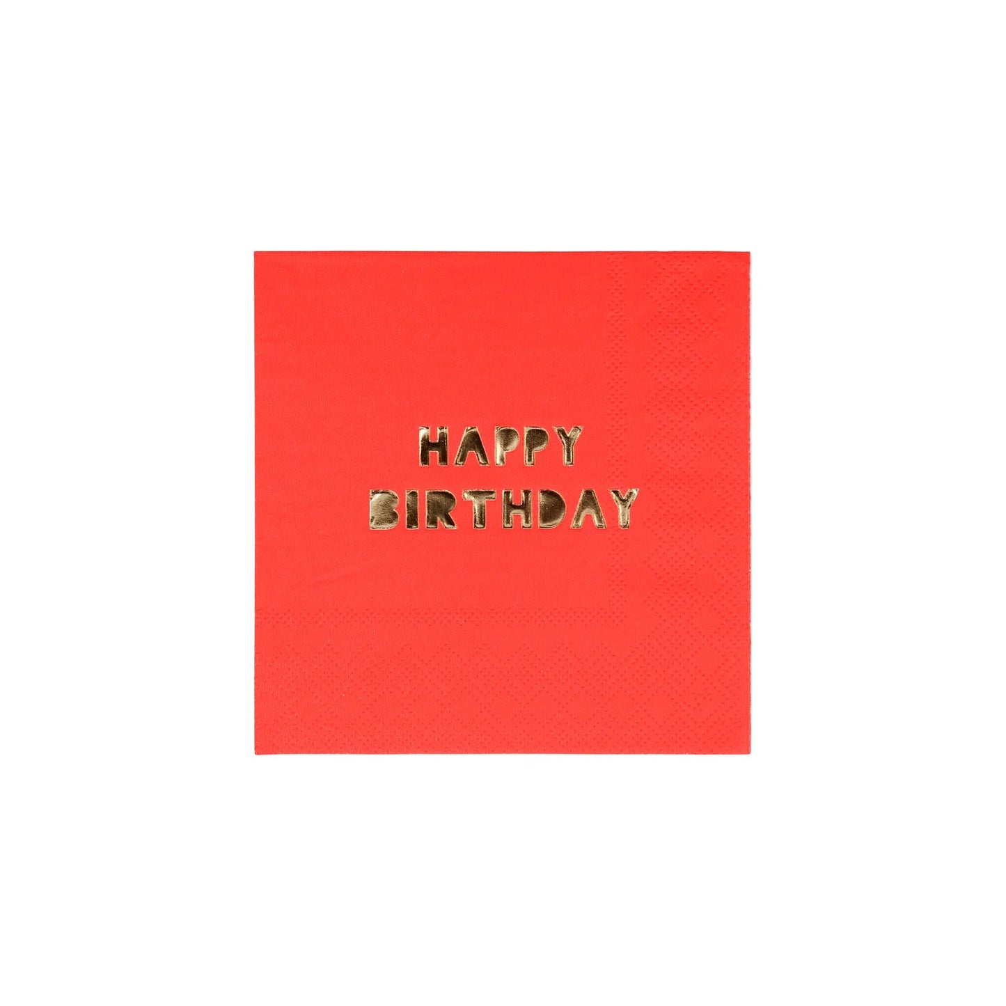 Happy Birthday Small Napkins