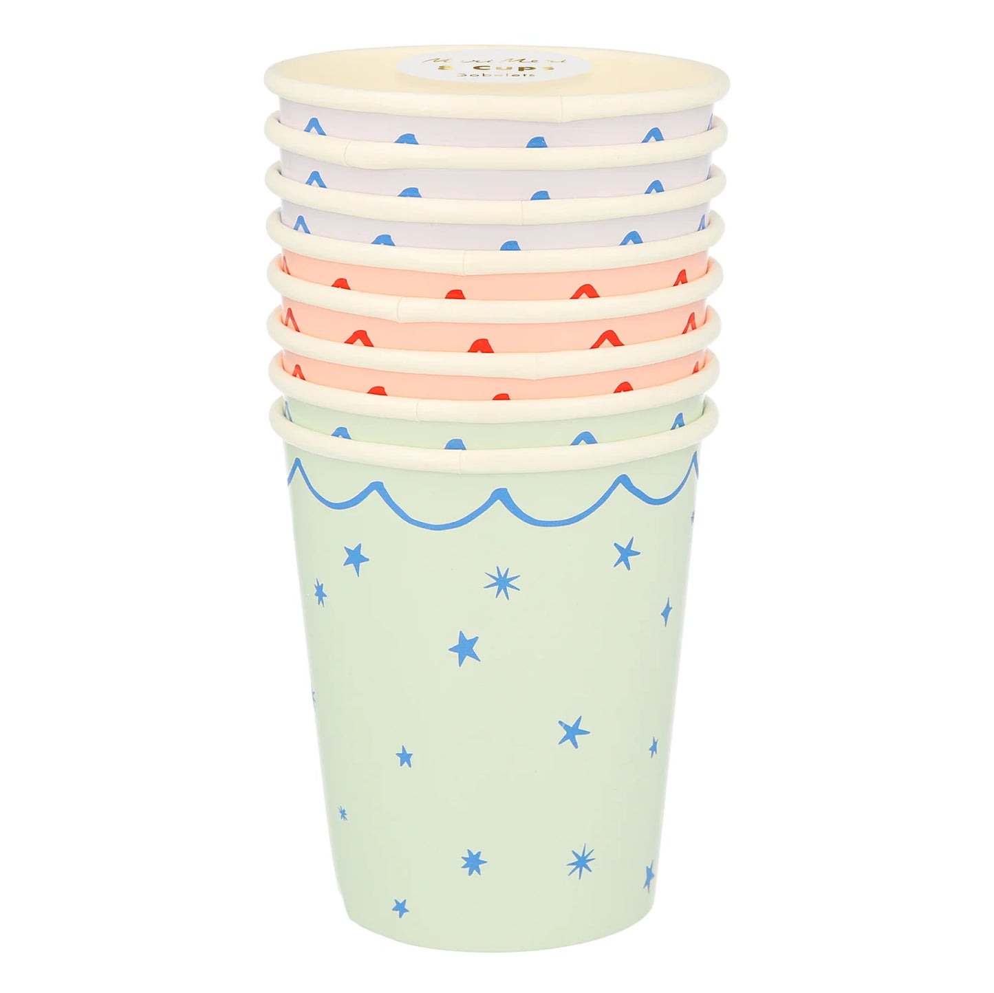 Star Pattern Cups