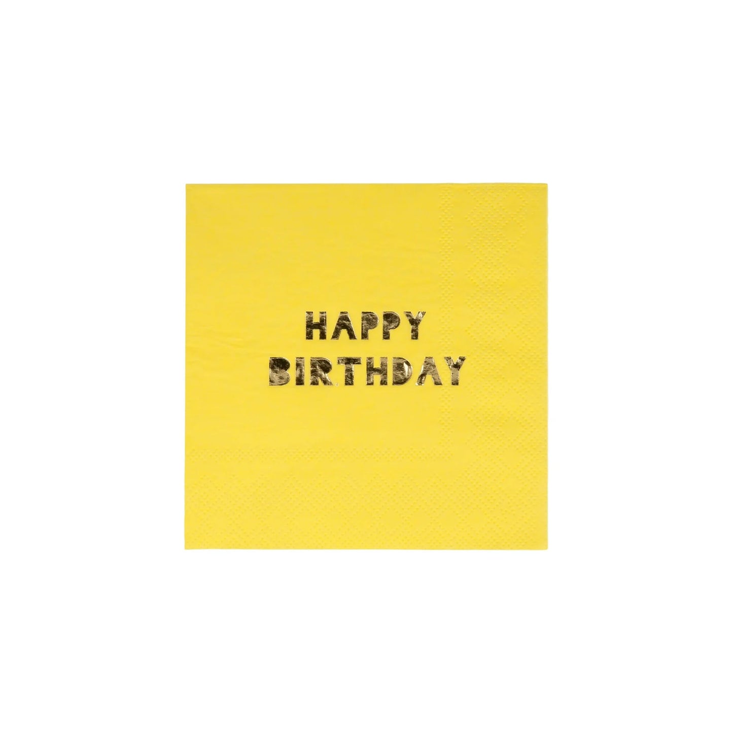 Happy Birthday Small Napkins