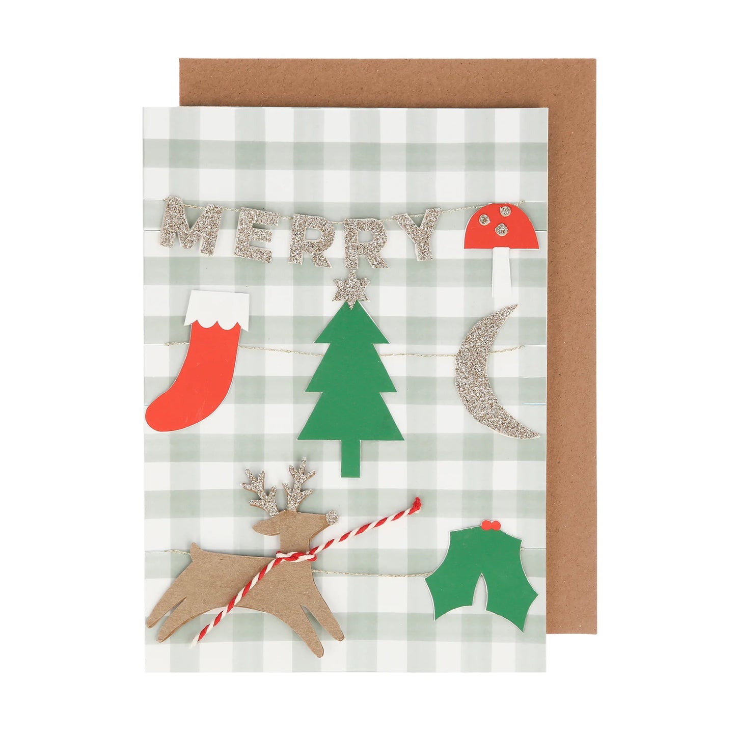 Merry Christmas Garland Card