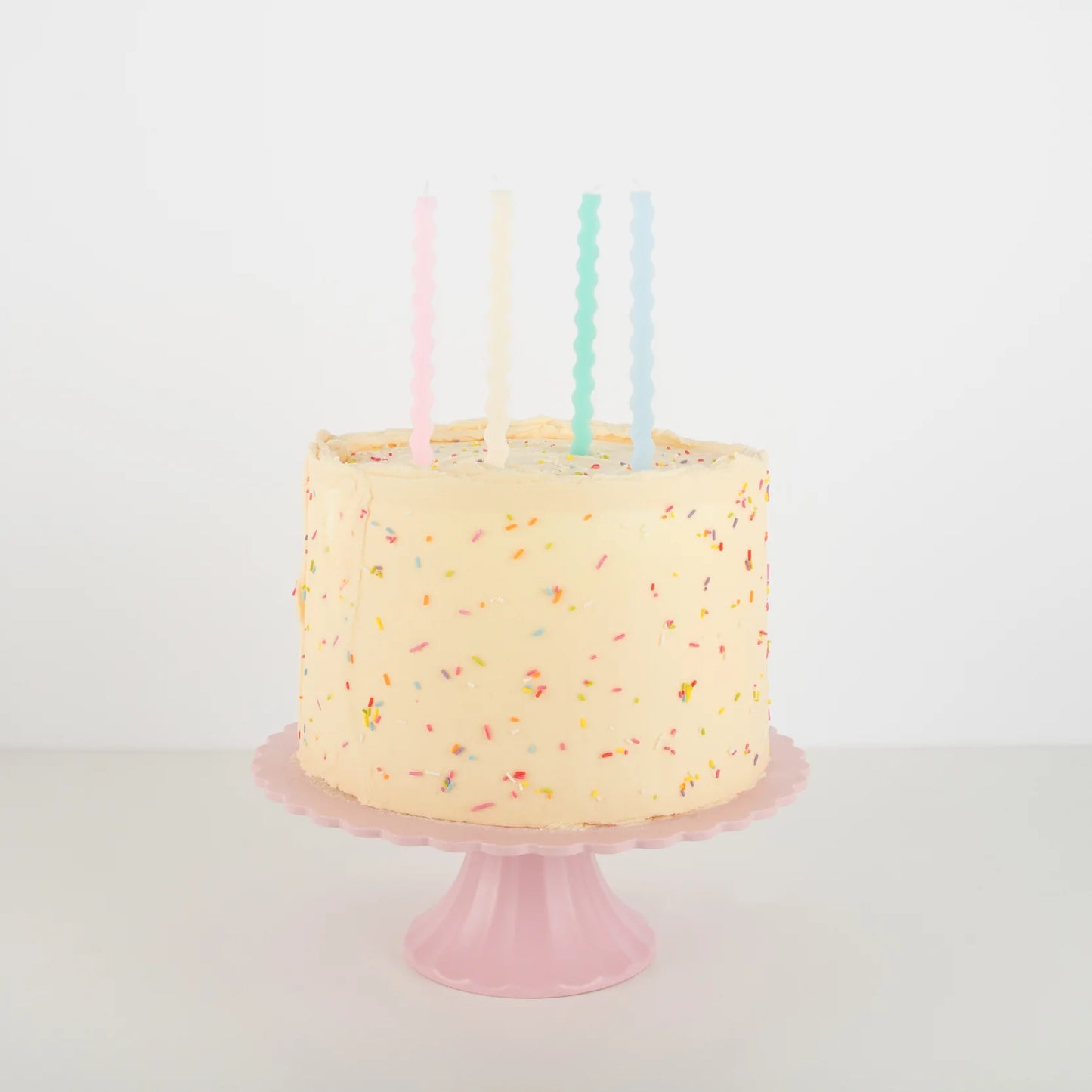 Pastel Wavy Candles