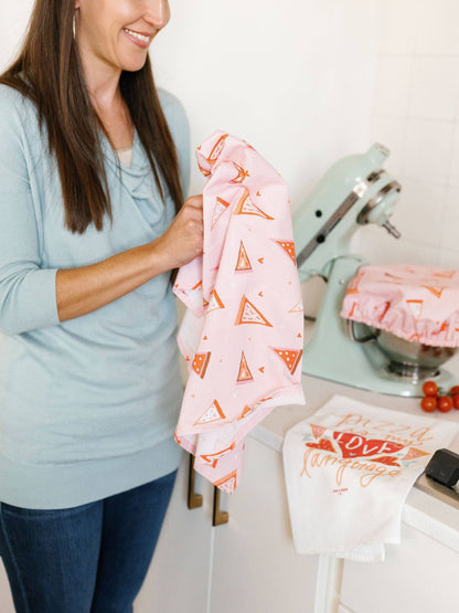 Pizza Full Pattern Flour Sack Towel | Valentine's Kitchen