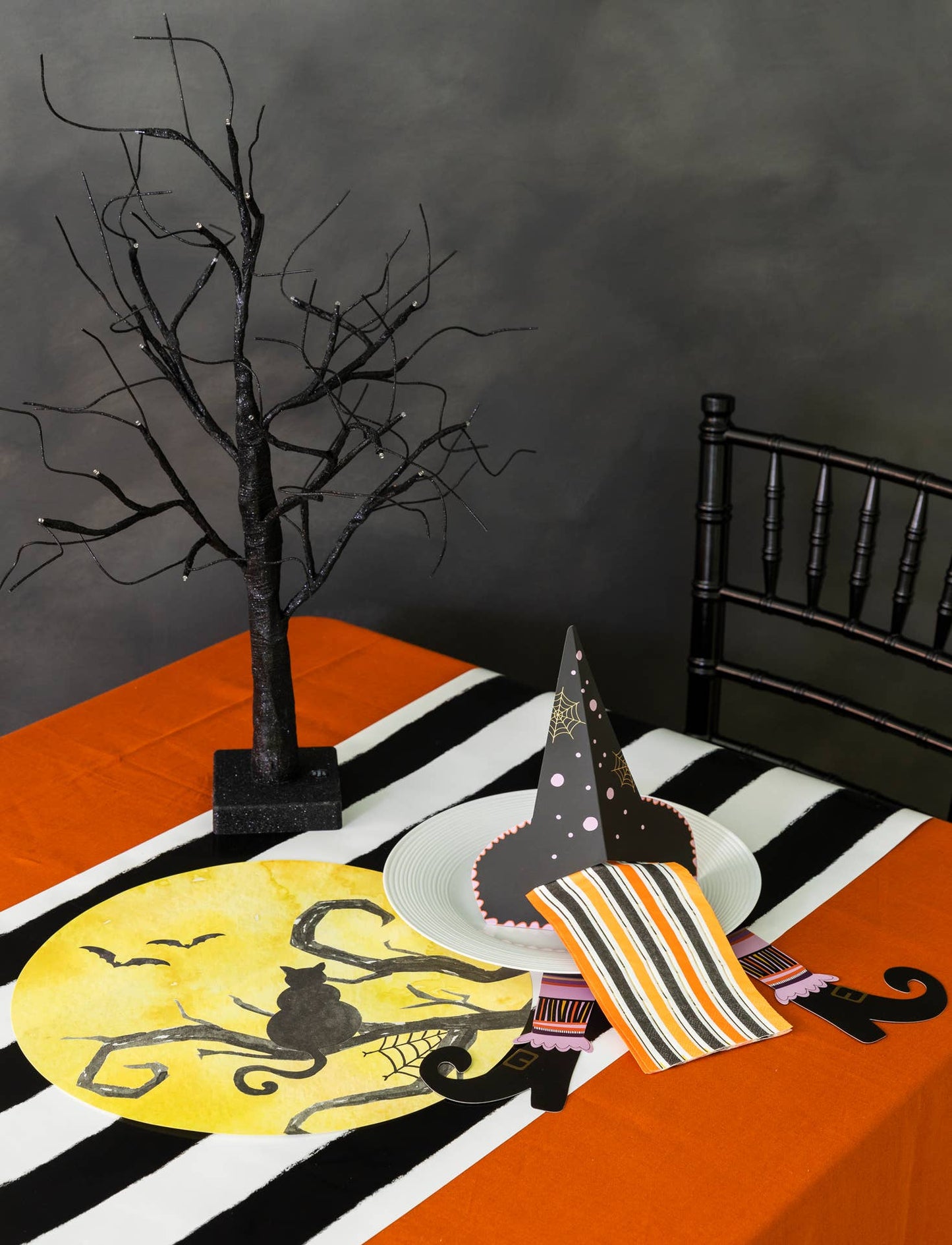 Witch's Legs Paper Cardstock Table Accents