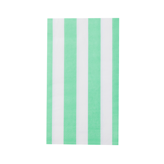 FRESH MINT SIGNATURE CABANA STRIPE GUEST TOWELS