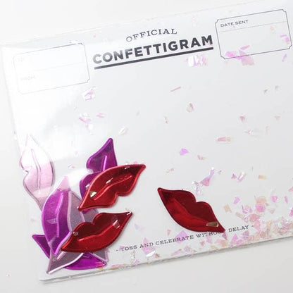 Confettigram - Sugar Lips Love Card