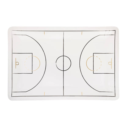 Basketball Court Plate