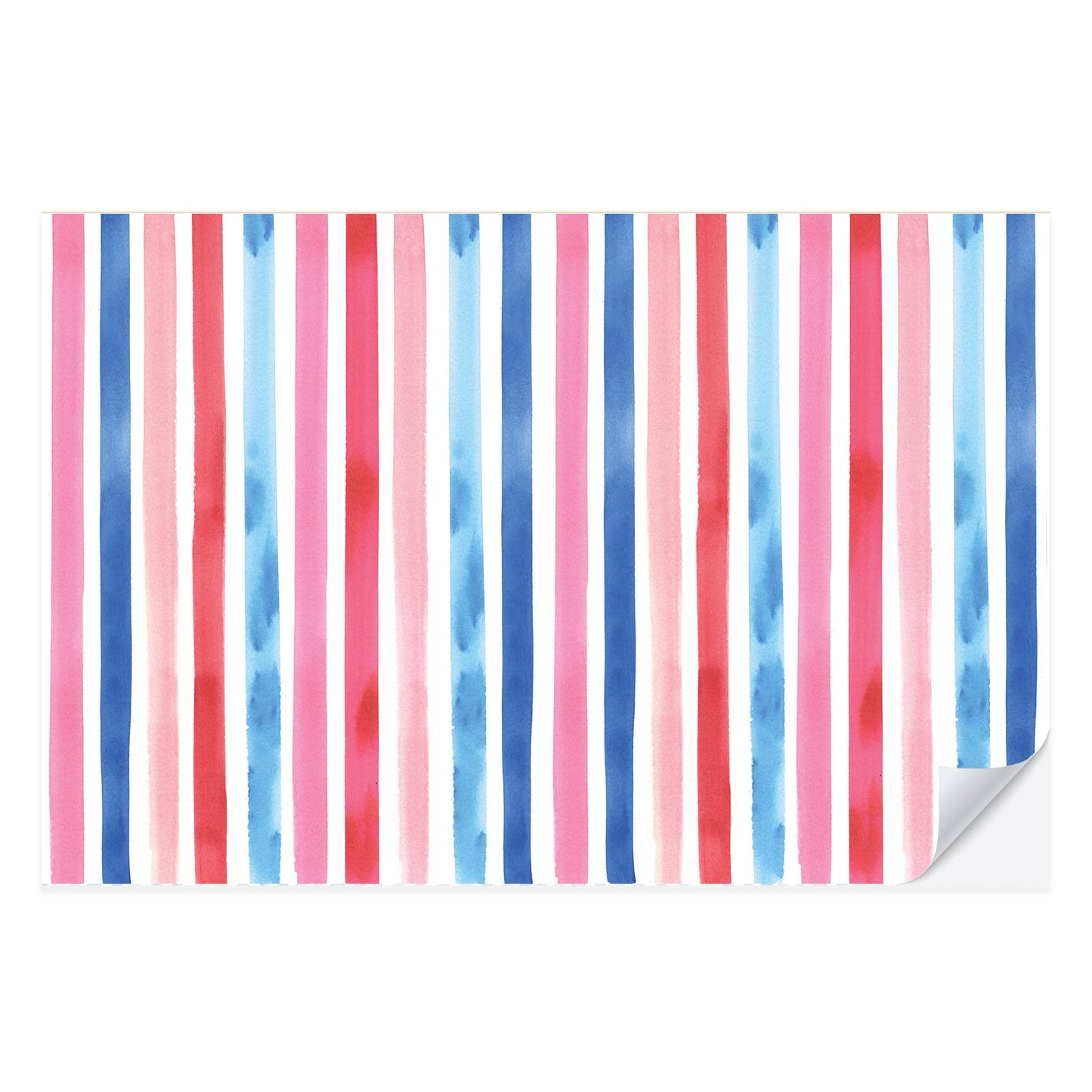 Americana Stripe Placemat Pad Fourth of July Party Decor