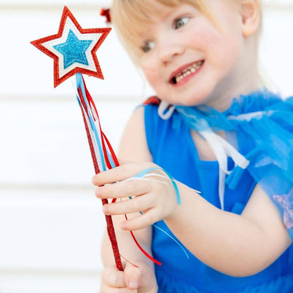 Patriotic Star Wand - 4th of July - Dress Up - Kids Wand