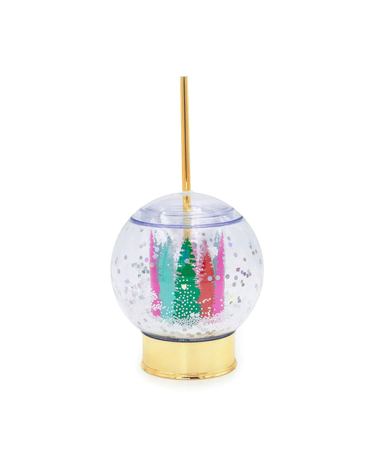 Winter Wonderland Snowglobe Novelty Sipper