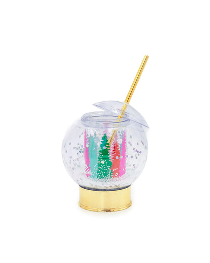 Winter Wonderland Snowglobe Novelty Sipper