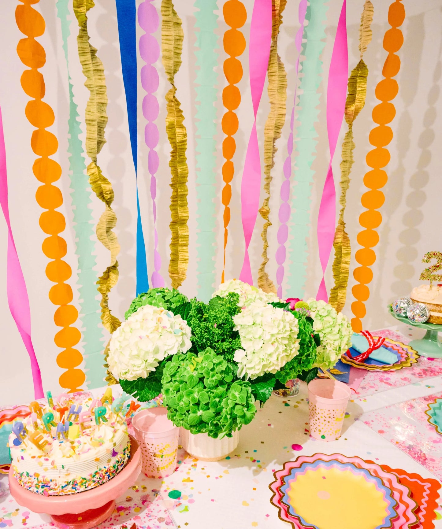 Multicolored Party Streamer Set