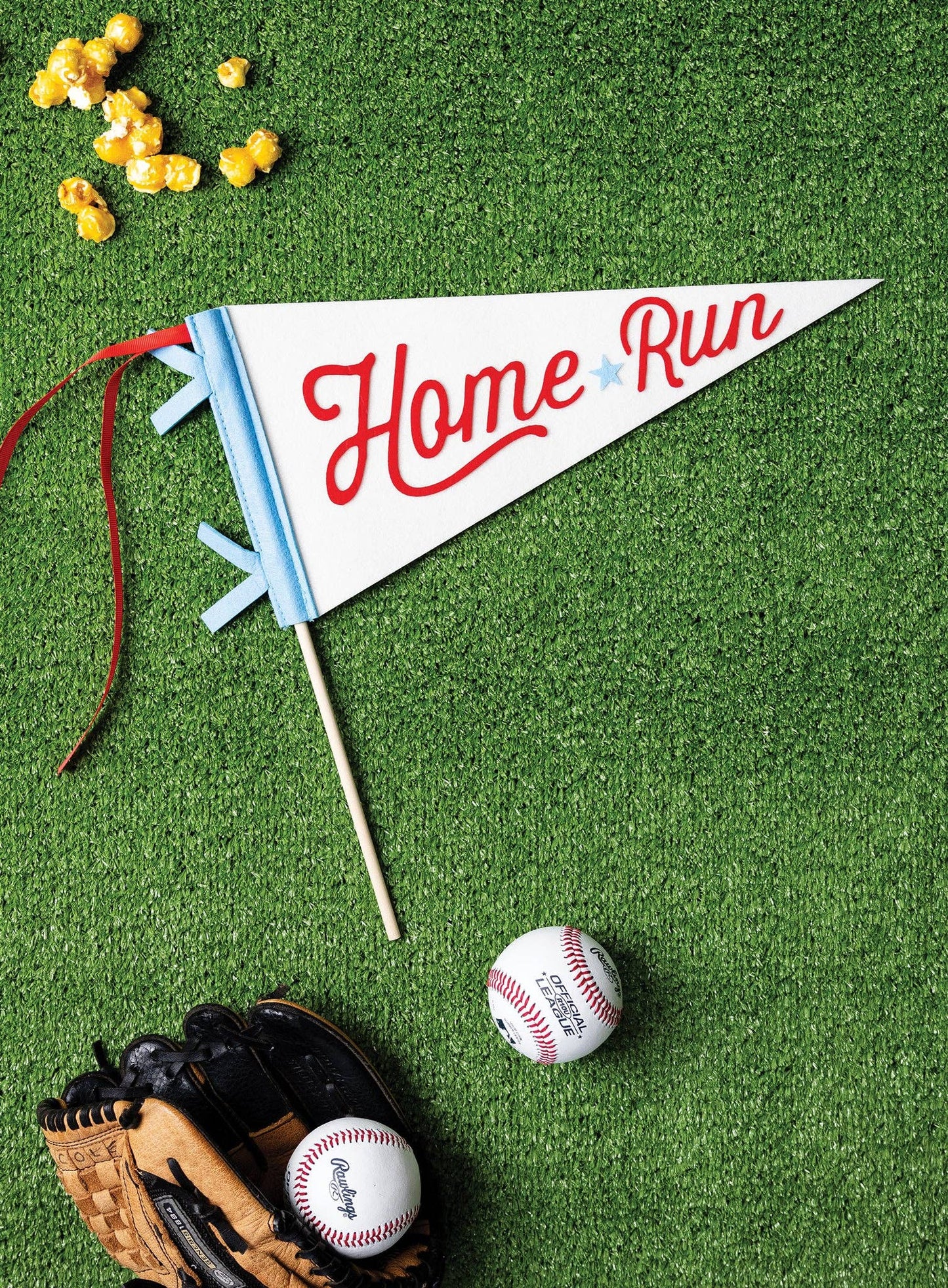 BAS1015 -  Baseball Felt Pennant