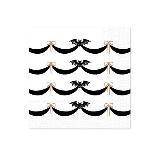 ELEGANT HALLOWEEN DINNER NAPKINS