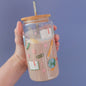 Teacher Icons Glass Can