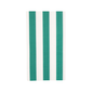 EMERALD GREEN CABANA STRIPE GUEST TOWELS