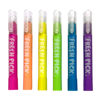 Fresh Pick Apple Scented Gel Crayons - Set of 6