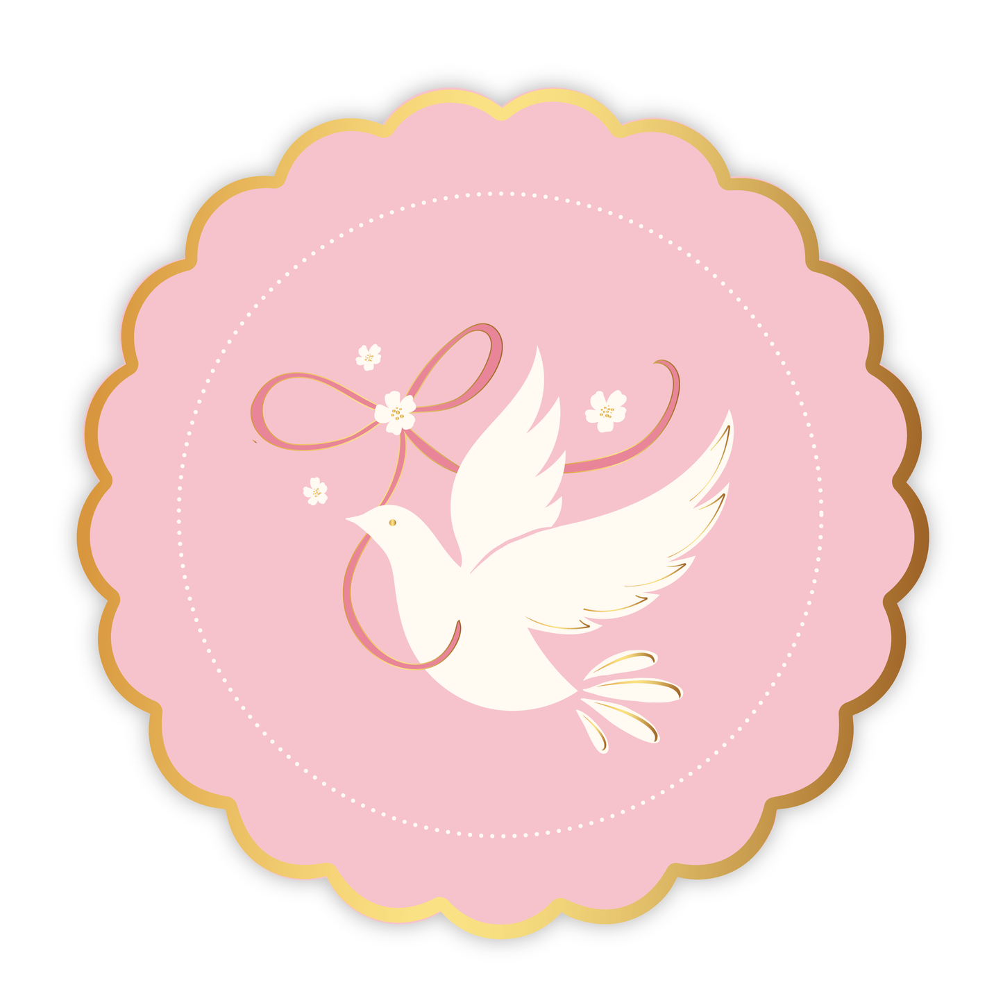 DOVE PETAL PINK SMALL PLATES