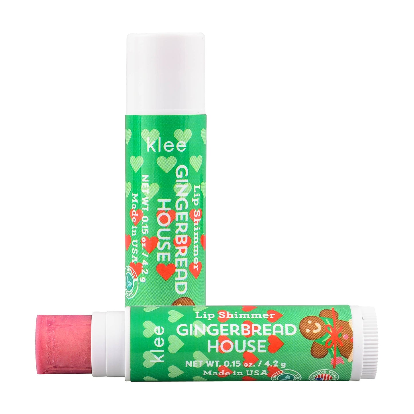 Strawberry Kiss - Natural Lip Shimmer: Strawberry Kiss