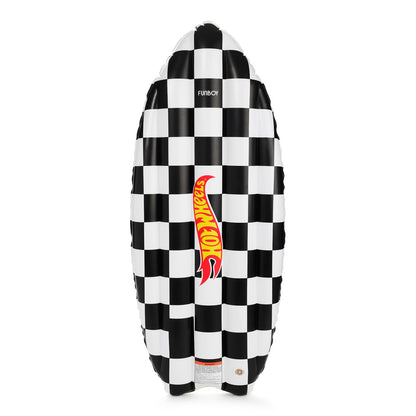 FUNBOY x Hot Wheels Checkered Flame Surfboard (Reversible) Float