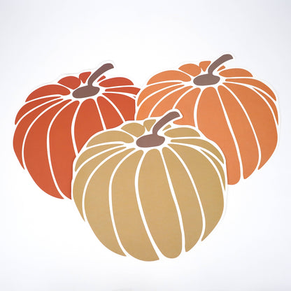 Harvest Pumpkins Paper Placemats