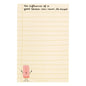 Influence Of A Good Teacher Notepad