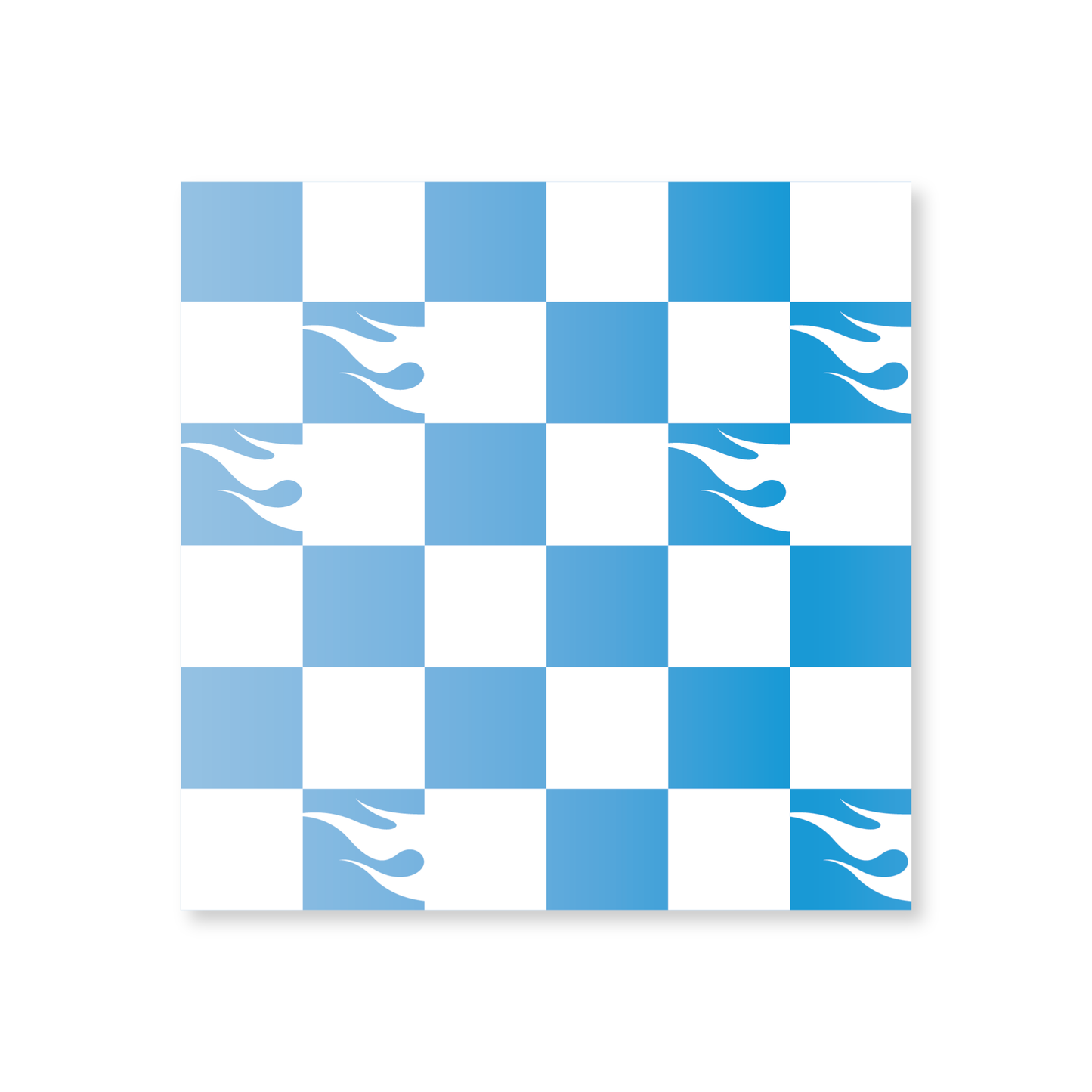 HOT WHEELS™ BLUE FOIL CHECKER LARGE NAPKINS