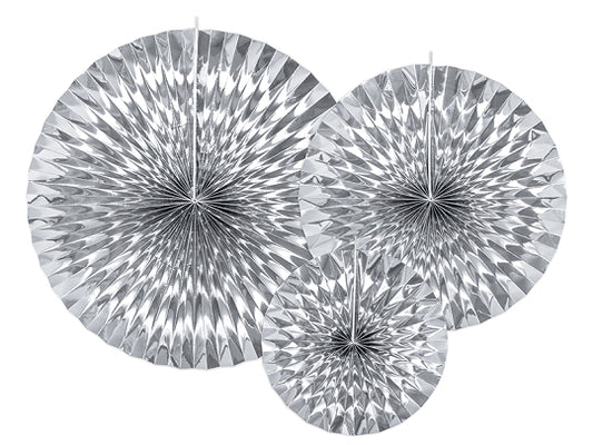 Decorative Rosettes- Silver