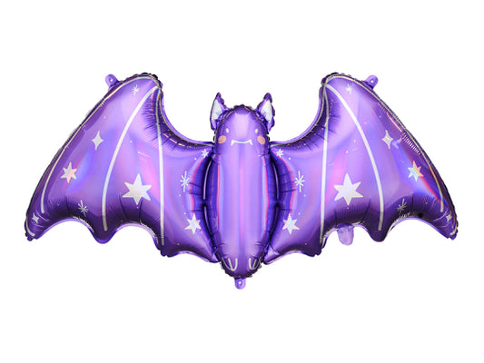 Foil Balloon Bat- Purple