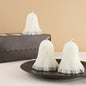 Glitter Dipped Ghost Candles (x 3)