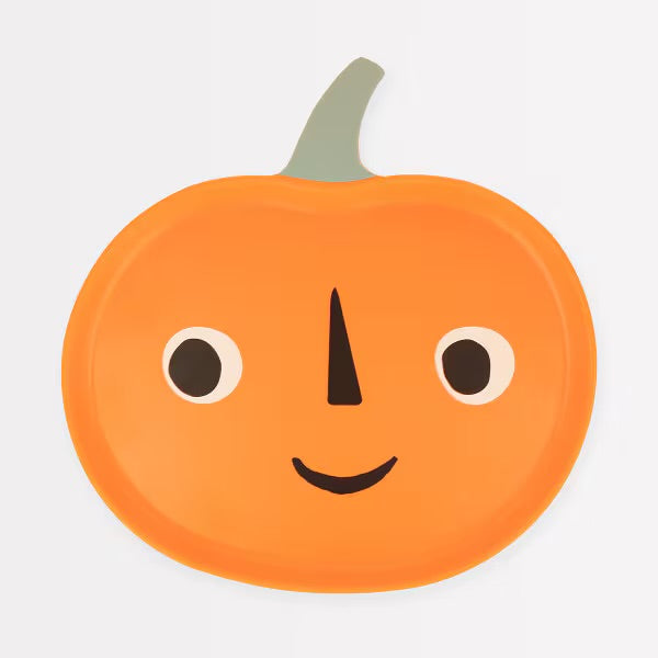 Melamine Jack O' Lantern Plate