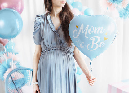 Mom to Be Foil Balloon-Blue
