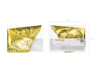 10” Foil Balloon Stars- 25pc Gold
